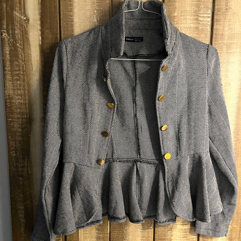 Peplum Coat. Size 4. Never Worn